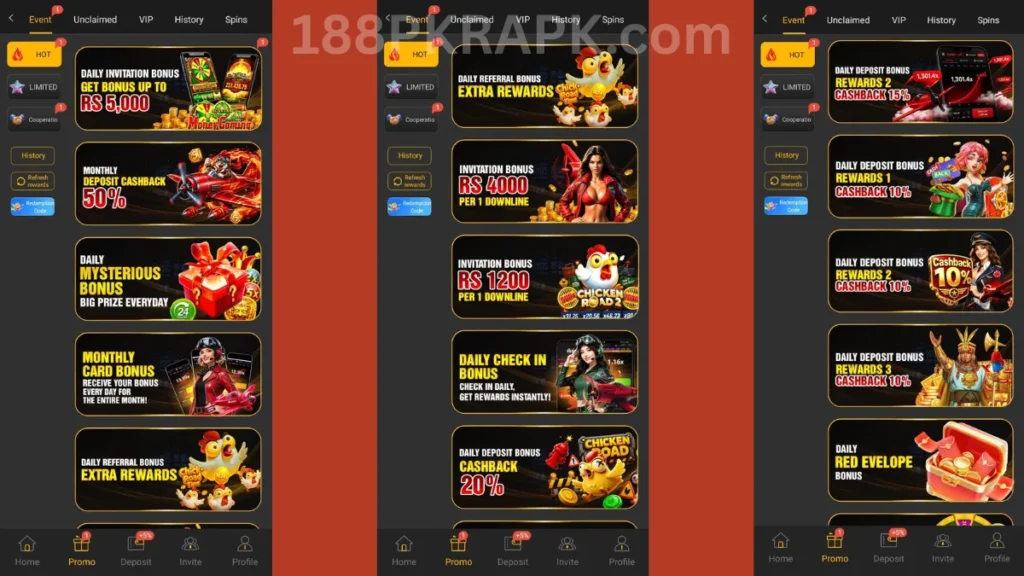 188PKR Game App Promotion center of game 